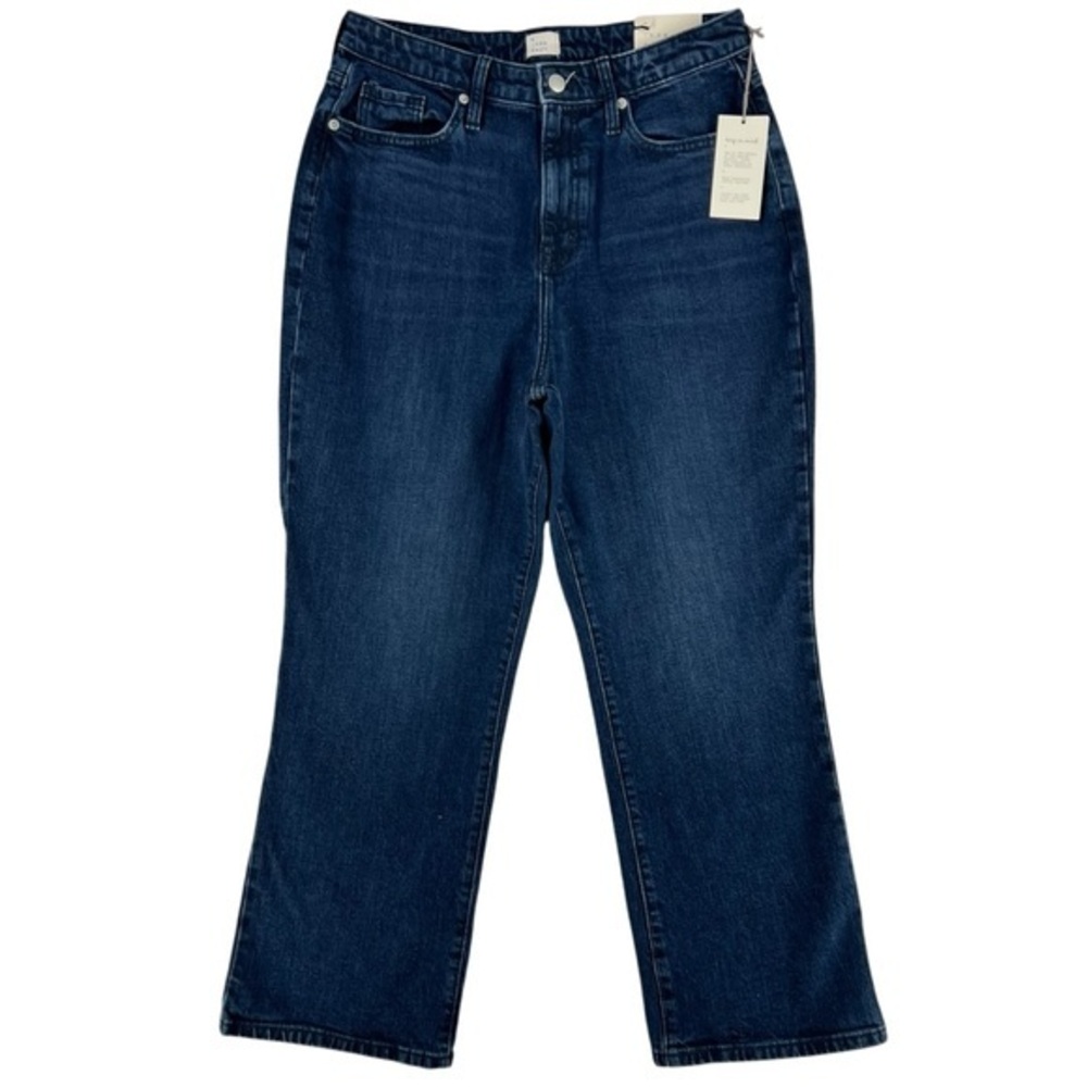 A New Day High Rise Dark Wash Denim Boot Cut Jean HEMMED